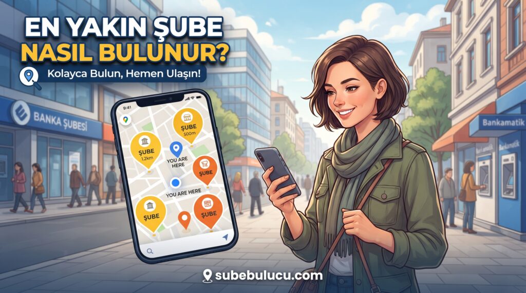 En Yakın Şube Nasıl Bulunur?