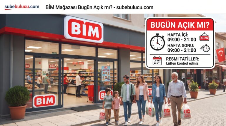 BİM Mağazası Bugün Açık mı