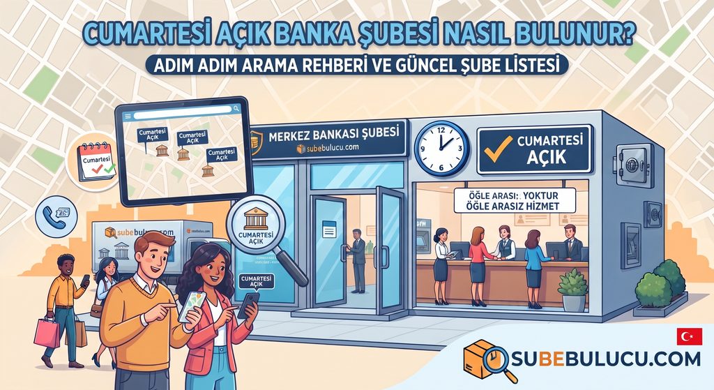 Bankalar Cumartesi Açık mı? Banka Şubeleri Cumartesi Günü Çalışıyor mu? 2 Cumartesi Açık Banka Şubesi Nasıl Bulunur