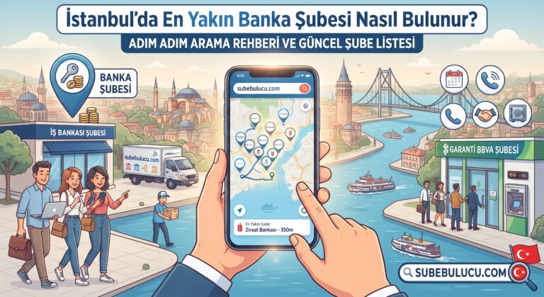 İstanbul'da En Yakın Banka Şubesi Nasıl Bulunur? 5 İstanbul'da En Yakın Banka Şubesi Nasıl Bulunur