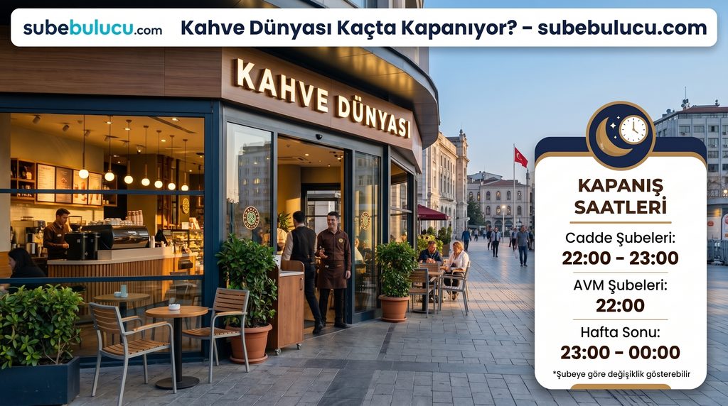 Kahve Dünyası Kaçta Açılıyor? 2026 Güncel Çalışma Saatleri 2 Kahve Dünyası Kaçta Kapanıyor 2026