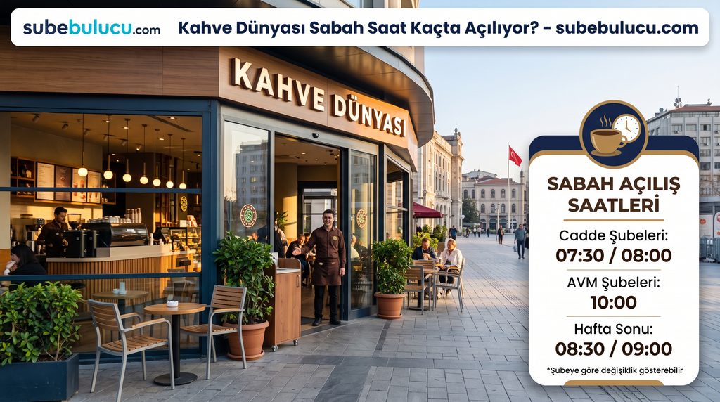 Kahve Dünyası Kaçta Açılıyor? 2026 Güncel Çalışma Saatleri 1 Kahve Dünyası Kaçta Açılıyor?