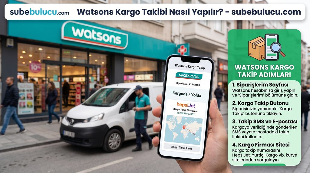 Watsons Hangi Kargo İle Çalışıyor 2026? 2 Watsons Kargo Takibi Nasıl Yapılır?