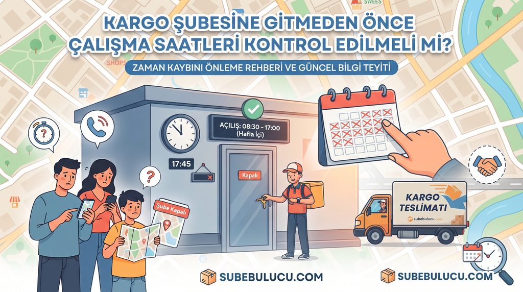 En Yakın Kargo Şubesi Nasıl Bulunur? Kargo Şubesi Bulma Rehberi 2 Kargo Şubesine Gitmeden Önce Çalışma Saatleri Kontrol Edilmeli mi?