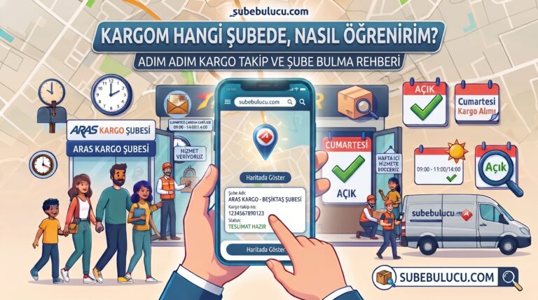 Kargom Hangi Şubede, Nasıl Öğrenirim? 6 Kargom Hangi Şubede, Nasıl Öğrenirim?