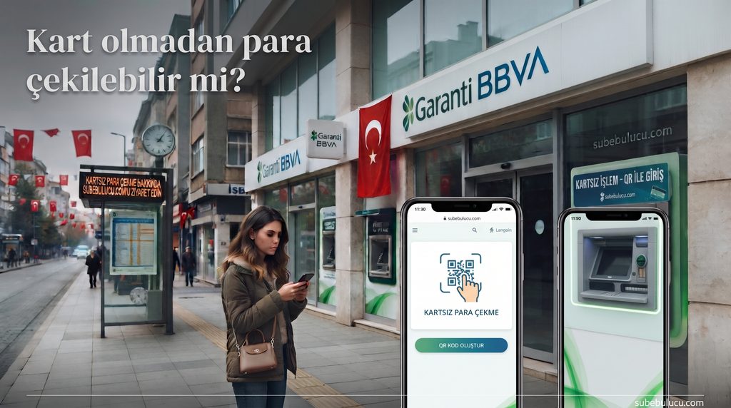 Kartsız İşlem Yapılan ATM Nasıl Bulunur? 1 Kart olmadan para çekilebilir mi?