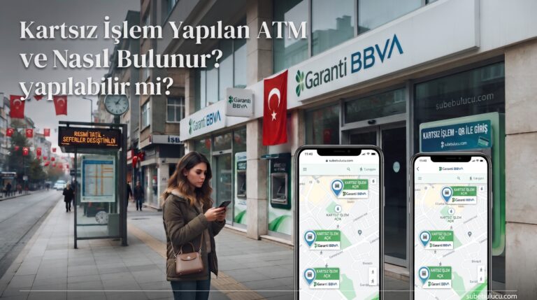 Kartsız İşlem Yapılan ATM Nasıl Bulunur? 5 Kartsız İşlem Yapılan ATM Nasıl Bulunur?