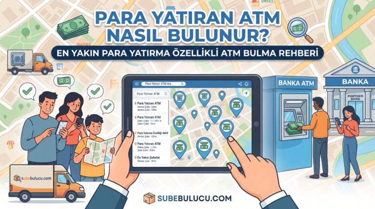 Para Yatıran ATM Nasıl Bulunur? 7 Para Yatıran ATM Nasıl Bulunur?