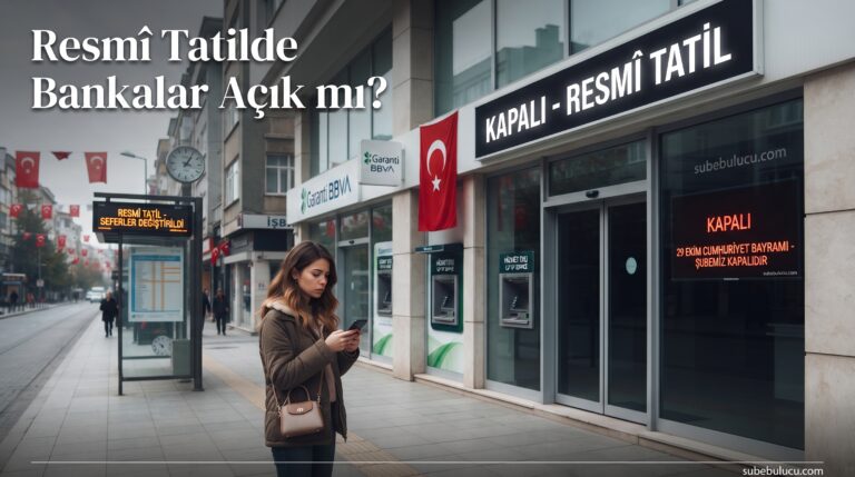 Resmî Tatilde Bankalar Açık mı? 4 Resmî Tatilde Bankalar Açık mı?