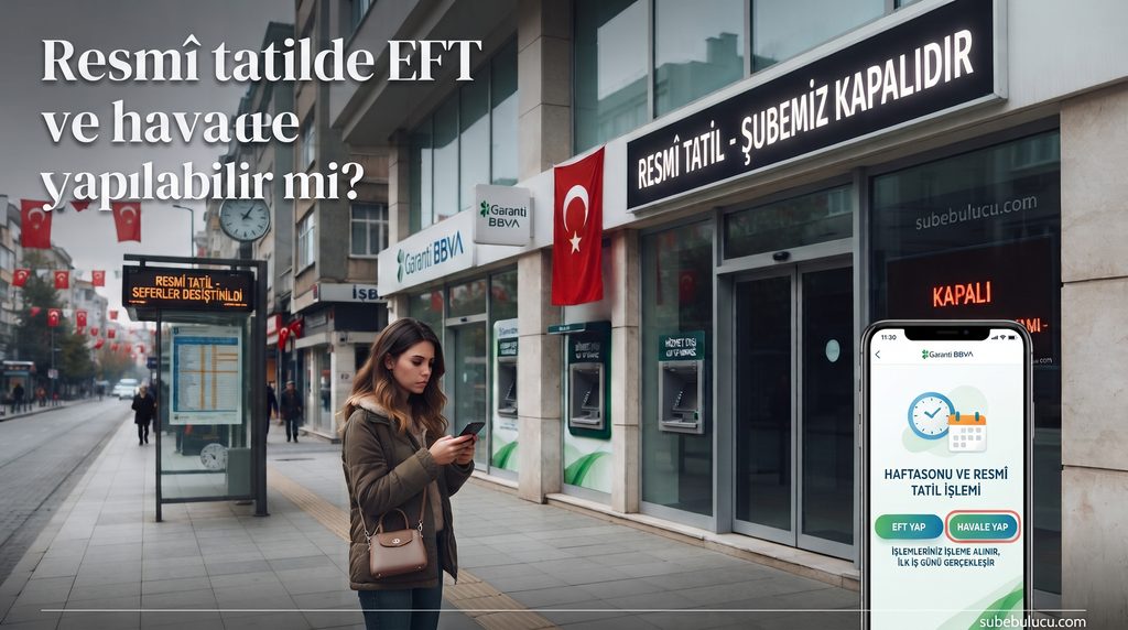 Resmî Tatilde Bankalar Açık mı? 2 Resmî tatilde EFT ve havale yapılabilir mi?