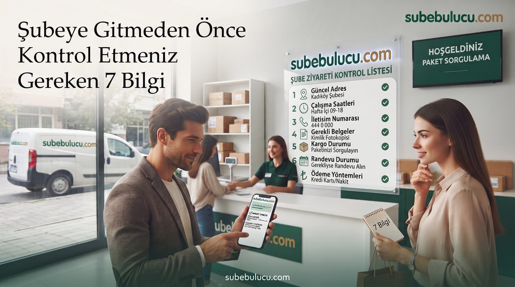 Kargonuz Şubeye Ulaştı mı? Gitmeden Önce Bu Bilgileri Kontrol Edin 1 Şubeye Gitmeden Önce Kontrol Etmeniz Gereken 7 Bilgi