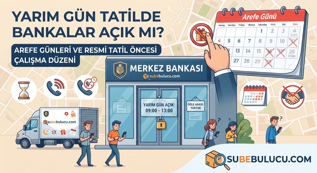 Resmi Tatilde Bankalar Açık mı? 2026 Banka Şubeleri Çalışma Durumu 1 Yarım Gün Tatilde Bankalar Açık mı
